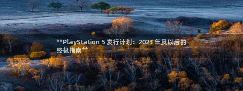 蓝狮品牌服装：**PlayStation 5 发行计划：2023 年及以后的
终极指南**